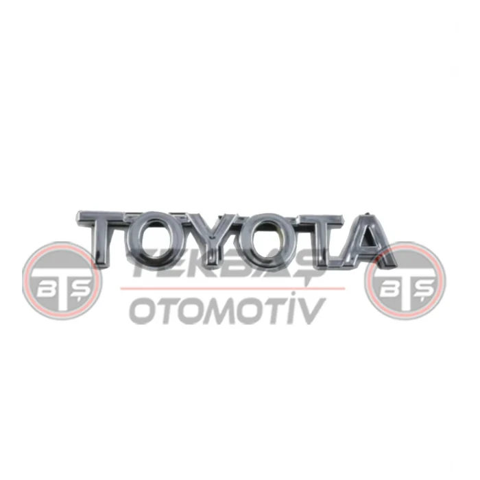 TOYOTA BAGAJ YAZISI E.M. KROM KAPLAMA (100X18MM)