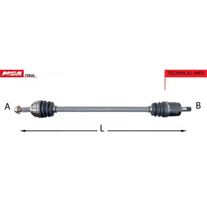 JAZZ KOMPLE AKS SAĞ 02/08 / CİTY KOMPLE AKS SAĞ 02/08 (897MM)