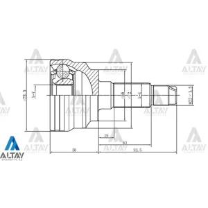 MAZDA 3 DIŞ AKS KAFASI /323 DIŞ AKS KAFASI 01/03