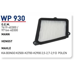 BONGO POLEN FİLTRESİ 12>