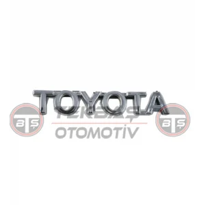 TOYOTA BAGAJ YAZISI E.M. KROM KAPLAMA (100X18MM)