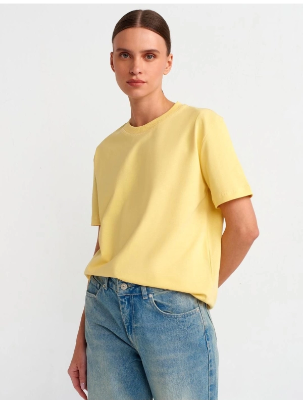 Dilvin Bisiklet Yaka Tshirt