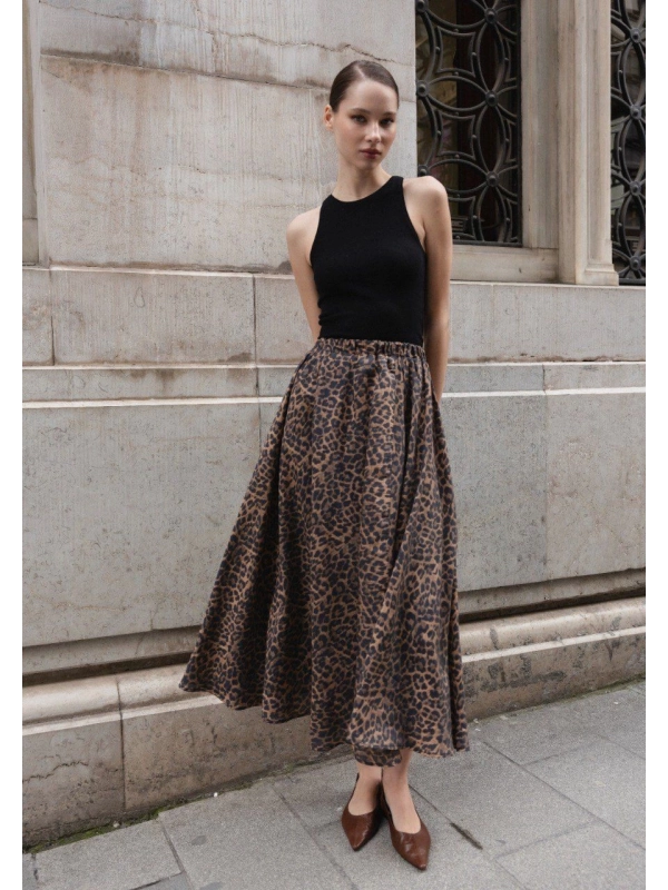Leopar Desen Etek