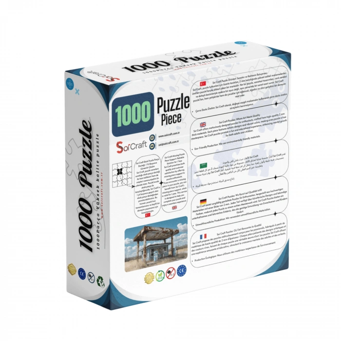 Terk Edilmiş Benzinlik Puzzle