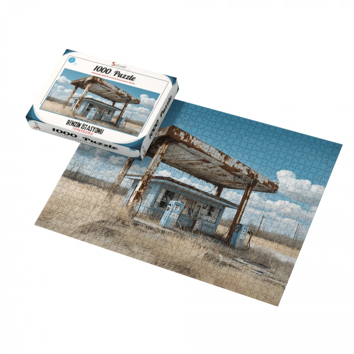 Terk Edilmiş Benzinlik Puzzle