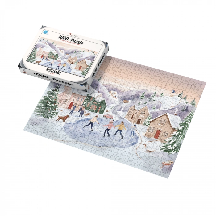 Kış Masalı: Neşeli Köyün Buz Dansı