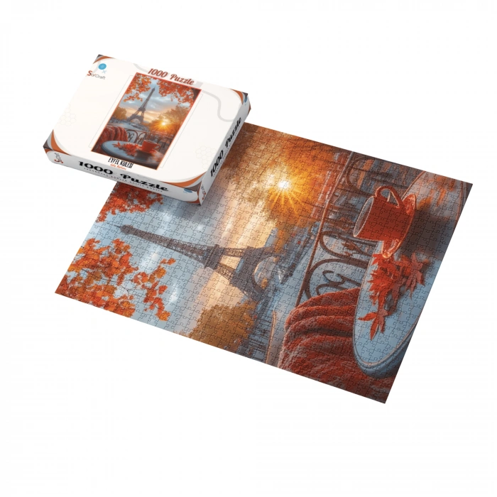 Eiffel Kulesinde Gün Batımı