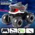 Shark Amphibious Racing Car Siyah - Uzaktan Kumandalı Su Atan Saatli Köpek Balığı - Saat Kontröllü