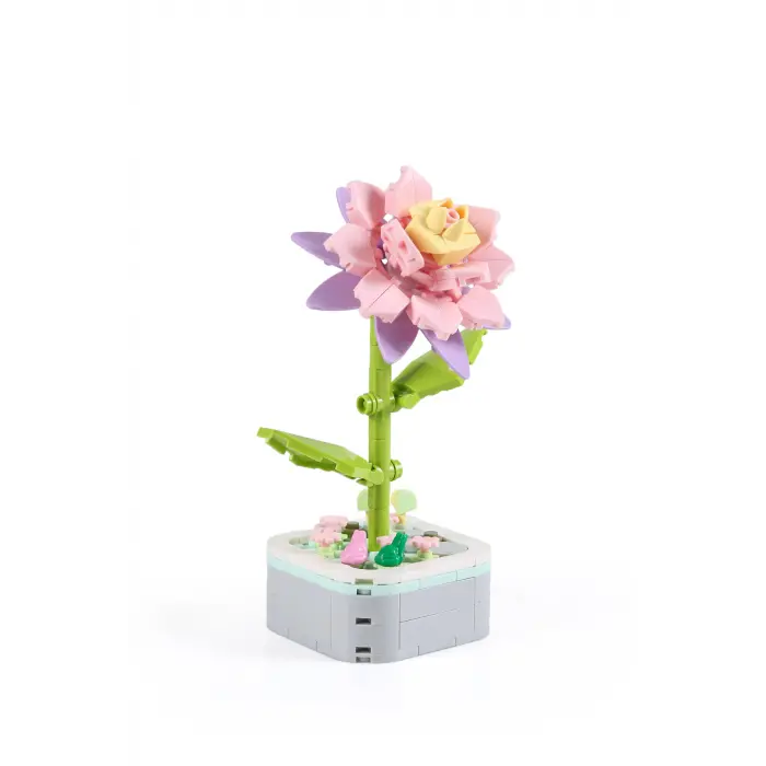 Mikro Blok Atlas Çiçeği Çiçek Lego - Lego Setleri Mini Lego - Çiçek Lego - Blossom Çiçek Lego