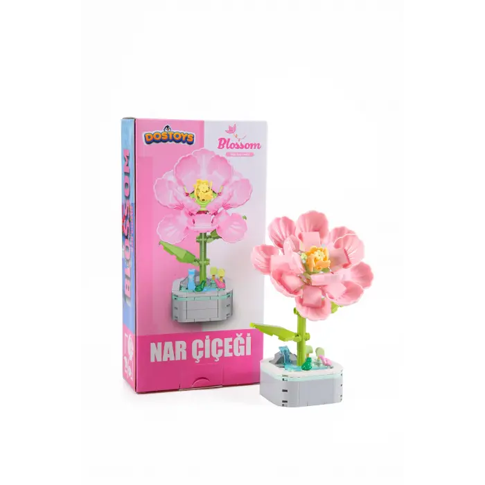 Mikro Blok Nar Çiçeği Çiçek Lego - Lego Setleri Mini Lego - Çiçek Lego - Blossom Çiçek Lego