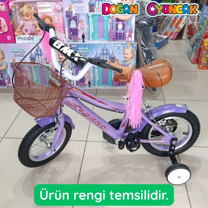 BMX Legano Optimium Series Retro 12 Jant Çocuk Bisikleti Mor - Legano 12 Jant Bisiklet Retro BMX Bisiklet