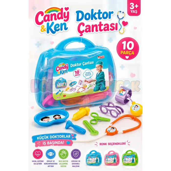 Candy & Ken Doktor Çantası - Doktor Setleri - Doktor Oyuncak Seti