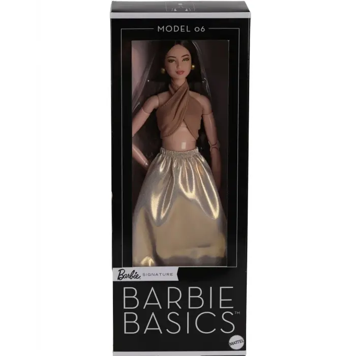 Barbie Basics 06 - Siyah Uzun Saçlı JJX25 - Barbie Oyuncak Barbie Bebek Barbie Stil ve Moda