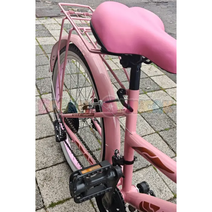 BMX Legano Optimum Series Retro 26 Jant Bisiklet Pembe - 21 Vites 26 Jant Bisiklet