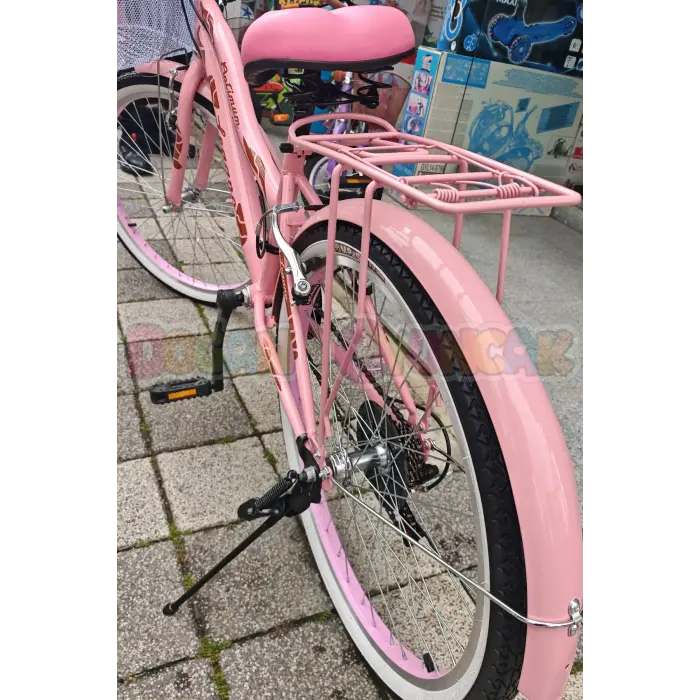 BMX Legano Optimum Series Retro 26 Jant Bisiklet Pembe - 21 Vites 26 Jant Bisiklet