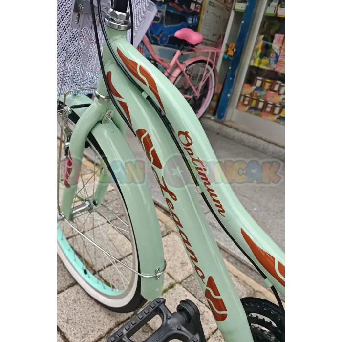 BMX Legano Optimum Series Retro 24 Jant Bisiklet Yeşil - 21 Vites 24 Jant Bisiklet