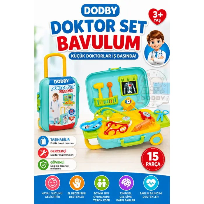 Candy & Ken Doktor Set Bavulum - Doktor Setleri - Doktor Oyuncak Seti