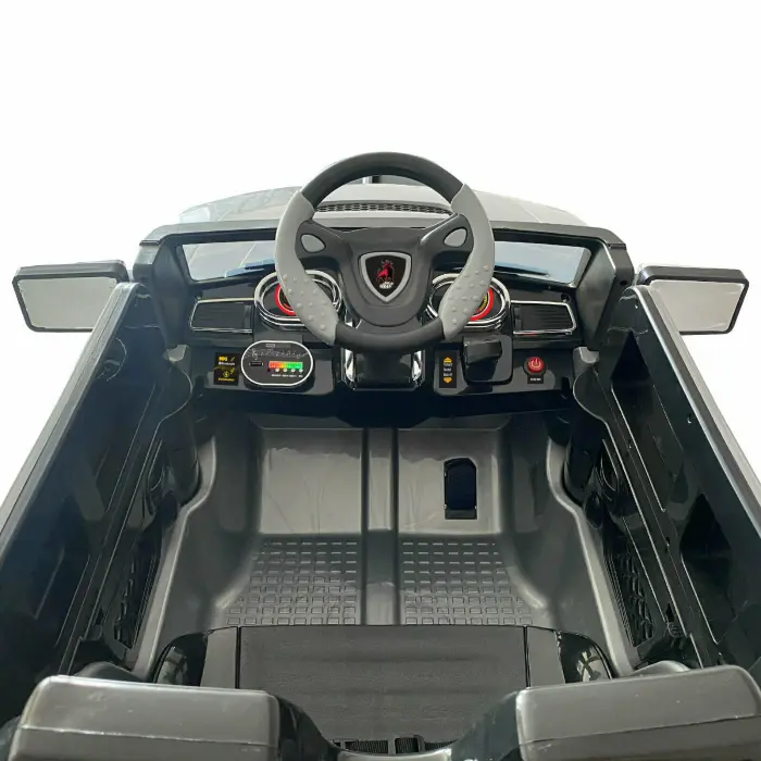 İznik Gri Uzaktan Kumandalı 4X2 12 Volt Akülü Araba - RC Jeep Akülü Araba