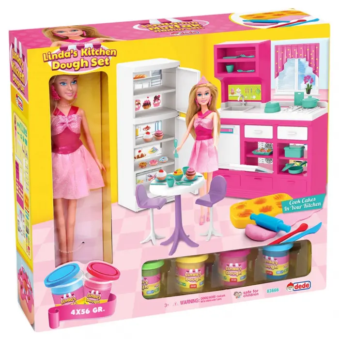Lindanın Hamur Mutfağı - Mutfak Oyuncak - Mutfak Seti - Barbie Mutfak Seti