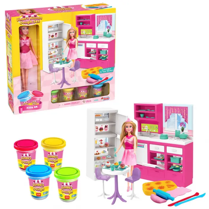Lindanın Hamur Mutfağı - Mutfak Oyuncak - Mutfak Seti - Barbie Mutfak Seti