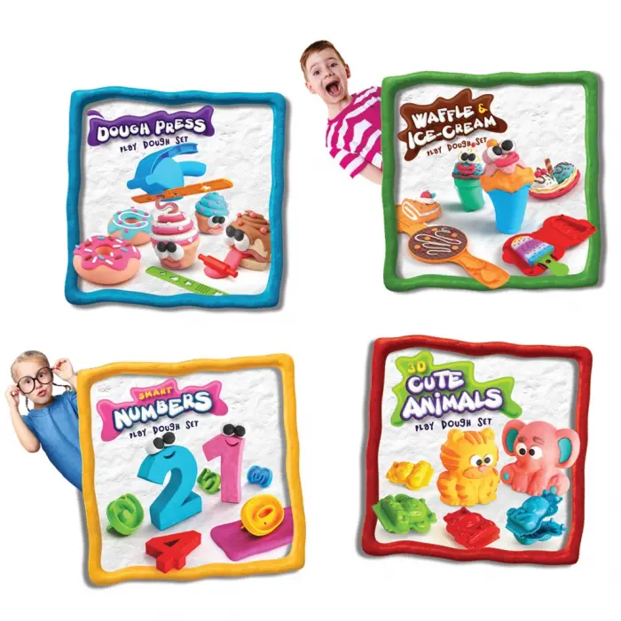 Mega Oyun Hamur Seti 280 Gr. - Oyun Hamuru Seti - Hamur Setleri - Hamur Kalıpları