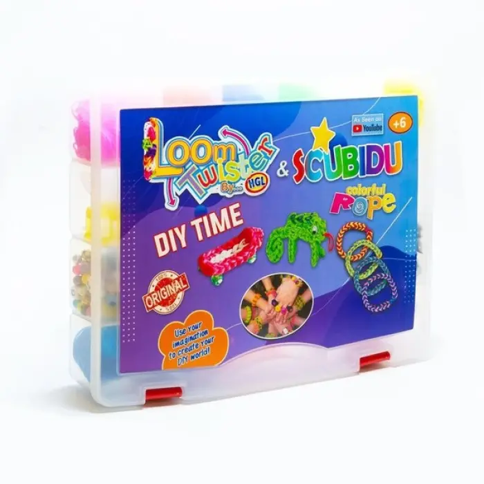 Orijinal Loom Twister 5000 Parça Seti - Takı Seti - Toka, Bilezik Ve Kolye Yapma Seti - Loom Twister