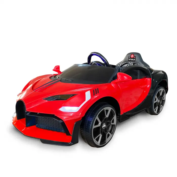 Style GT Kırmızı Uzaktan Kumandalı 4X2 12 Volt Akülü Araba - RC Bugatti Divo Akülü Araba