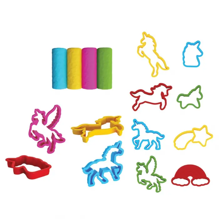 Unicorn Oyun Hamur Seti 200 Gr. - Oyun Hamuru Seti - Hamur Setleri - Hamur Kalıpları - Boynuzlu At