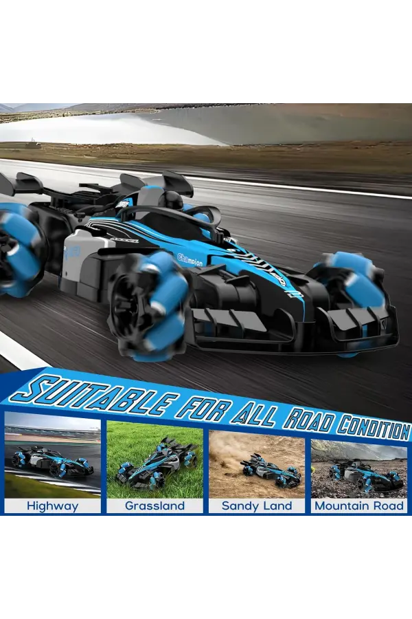 Forza 9 Spray Racing Car - Uzaktan Kumandalı Buharlı Işıklı Forza Araba Yeni Nesil Araba