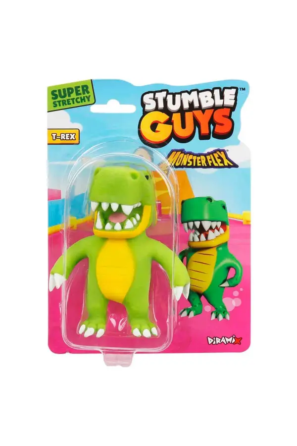 Monster Flex Stumble Guys Stretch T-Rex Figür - Stumble Guys Stretch Figür - Stumble Guys Oyuncakları