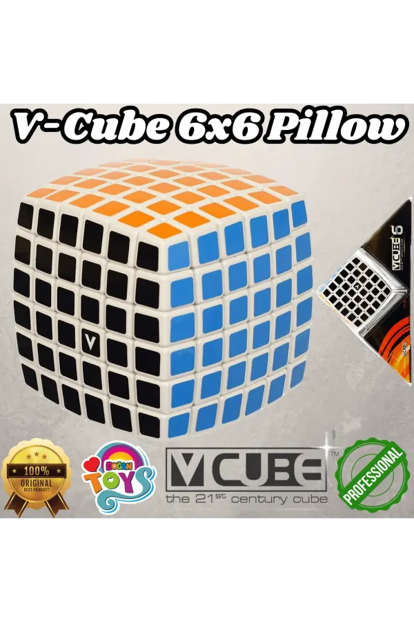 Orijinal V-Cube 6x6 Pillow Küp - V-Cube Küp - Zeka Küpü - 6x6 Pillow Küp - Akıl Küpü - Akıllı Küp -VCube