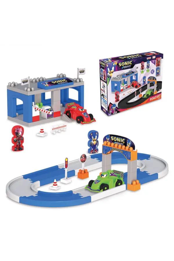 Sonic Yol Seti - Lego Oyuncağı - Lego Setleri - Bloklar - Lego Seti - Yarış Seti