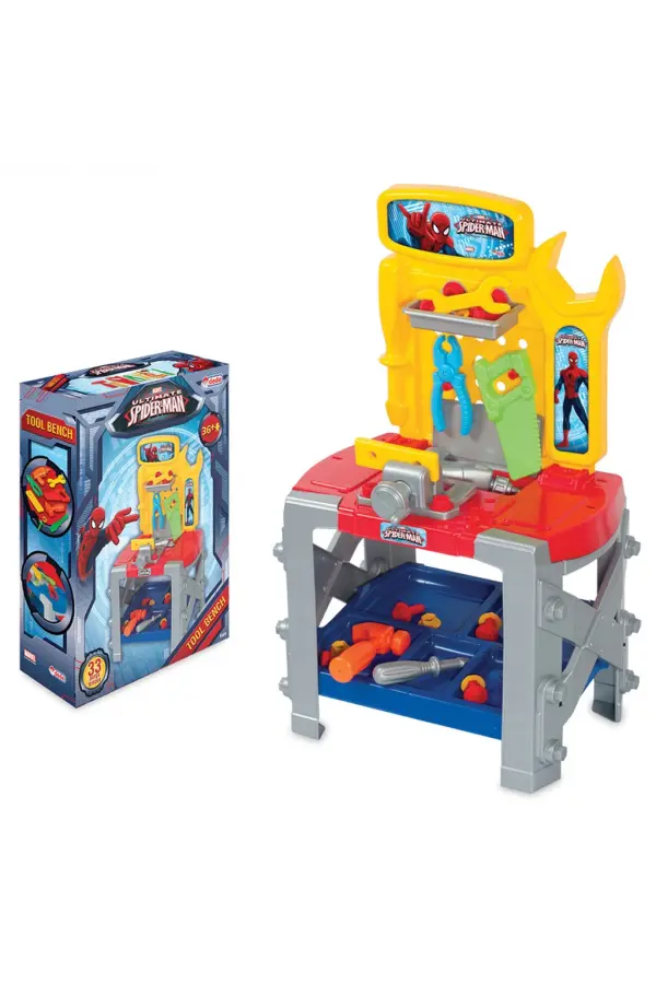 Spiderman Tamir Seti - Oyuncak Tamir Setleri - Tamir Aletleri - Alet Seti - Vidalama Seti