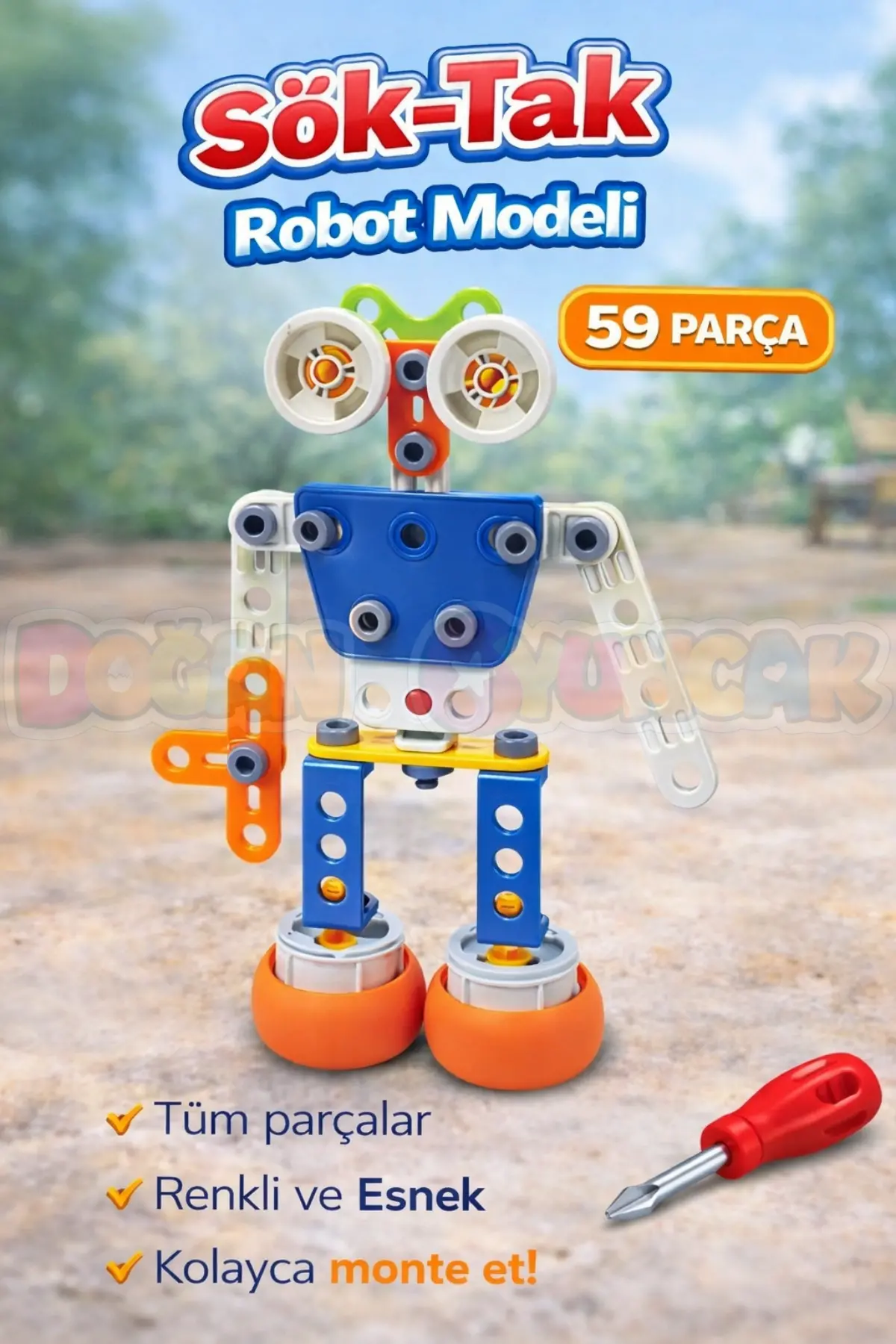 Hanye Sök-Tak Robot Modeli - Oyuncak Söktak Robot Modeli - Lego Setleri