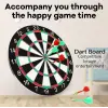 12 inc. İğneli Dart Tahtası Seti (29 cm.) - Oyuncak Dart Seti - İğneli Dart Oyuncak - Dart Oyunu Seti