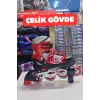 Slikon Tekerli Kırmızı Paten 35-38 Numara - Silikon Tekerli Paten Alıştırma Pateni - Silikon Tekerlekli