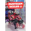 Slikon Tekerli Kırmızı Paten 35-38 Numara - Silikon Tekerli Paten Alıştırma Pateni - Silikon Tekerlekli