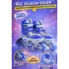 Slikon Tekerli Mavi Paten 31-34 Numara - Silikon Tekerli Paten Alıştırma Pateni - Silikon Tekerlekli
