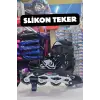 Slikon Tekerli Siyah Paten 31-34 Numara - Silikon Tekerli Paten Alıştırma Pateni - Silikon Tekerlekli