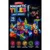 Orijinal Magnetic Tiles Light Version 75 Parça Işıklı Manyetik Lego - Magnetic Magical Işıklı Magnet - Ledli Mıknatıslı Lego