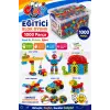 Crazy Eğitici Blok Oyunu 1000 Parça - Oyuncak Lego Seti - Birbirine Geçmeli STEM Lego Seti - Eğitici Oyuncak