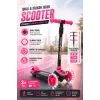 Cool Wheels Pembe Twist Işıklı 3 Tekerlekli Scooter - Işıklı Scooter - CoolWheels Scooter - Çocuk Scooter - İttir Git