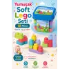 Yumuşak Soft Lego Seti 18 Parça - Büyük Yumuşak Bloklar - Büyük Soft Lego Oyuncakları - Yumuşak Lego - Soft Lego