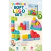 Yumuşak Soft Lego Seti 24 Parça - Büyük Yumuşak Bloklar - Büyük Soft Lego Oyuncakları - Yumuşak Lego - Soft Lego