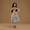 Barbie Basics 06 - Siyah Uzun Saçlı JJX25 - Barbie Oyuncak Barbie Bebek Barbie Stil ve Moda