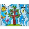 Kumtoys Cam Vitray Boyama Seti - Sanat Seti - Boyama Setleri - Cam Boyama Seti