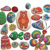 Kumtoys Taş Boyama Seti - Sanat Seti - Boyama Setleri - Çakıl Taşları Boyama Seti