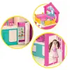 Lolanın 3 Katlı Evi - Ev Oyuncak - Lolanın 3 Katlı Ev Seti - Barbie Ev Seti