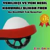 Lupa Katlanabilir Işıklı 3 Tekerlekli Kırmızı Scooter - Işıklı Scooter - Slikon Teker Scooter - Çocuk Scooter - İttir Git