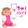 Maide Doktor Bebek - Türkçe Konuşan Maide Et Bebek - Konuşan Bebek - Maide Bebek - Hemşire Et Bebek - Sarışın